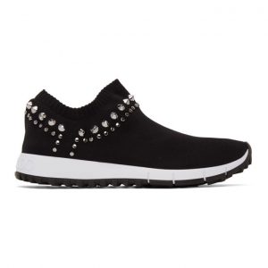 Jimmy Choo Black Studded Verona Sneakers (VERONA KYC)