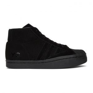 Y-3 Black Yohji Pro High-Top Sneakers (FX0897)