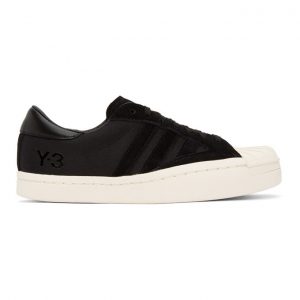Y-3 Black Suede Yohji Star Sneakers (FX0832)