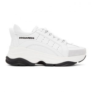 Dsquared2 White Bumpy 551 Sneakers (SNM0091 – 06500001)