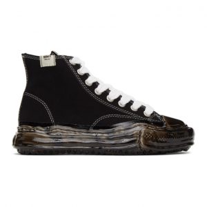 Miharayasuhiro Black Original Sole Dip High-Top Sneakers (A05FW719)