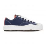 Miharayasuhiro Navy and Beige Original Sole Sneakers (A05FW702)