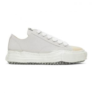 Miharayasuhiro White Suede Original Sole Dip Sneakers (A05FW720)