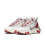 Nike WMNS React Element 55 Platinum Tint / Silver Lilac / Track Red (BQ2728-010)