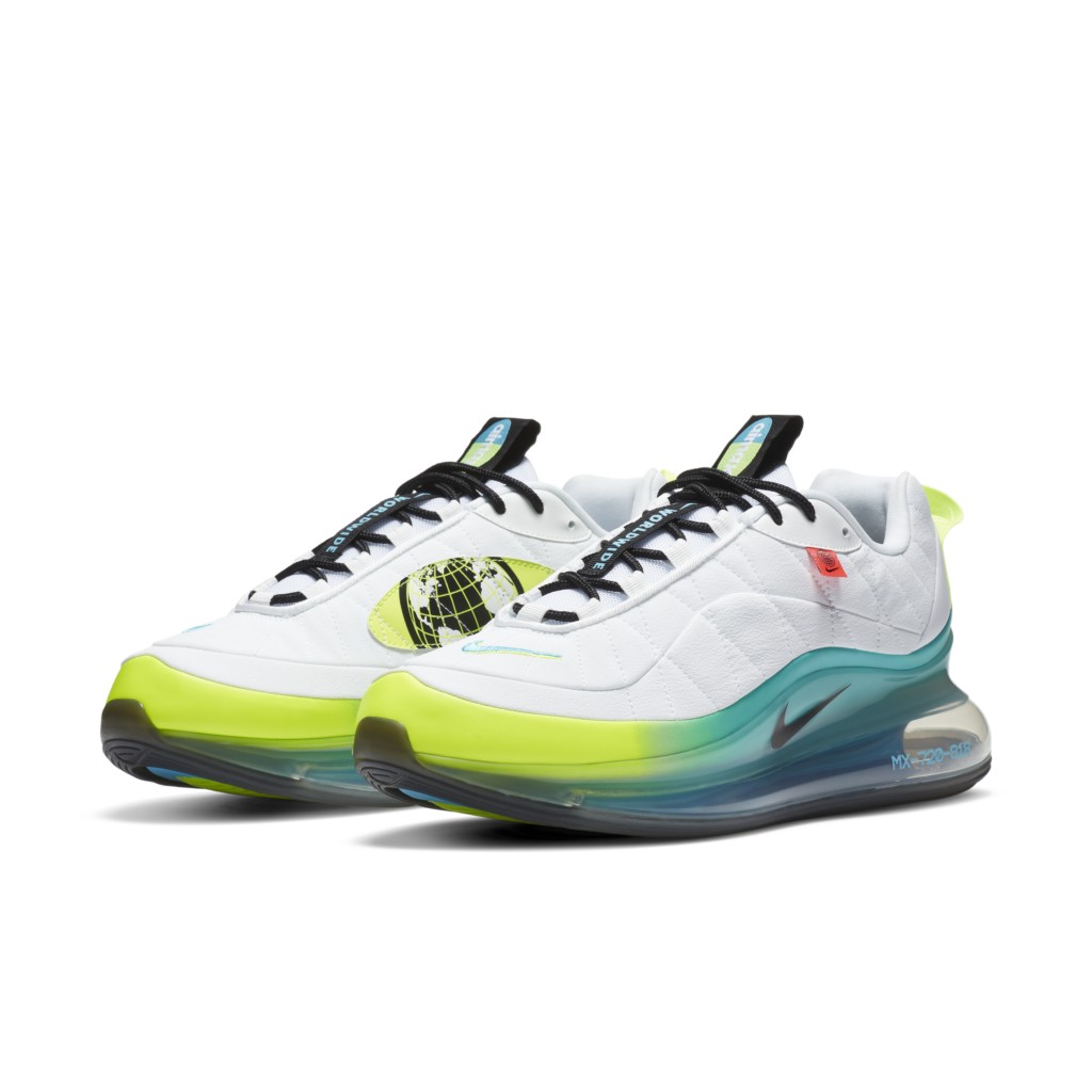Nike MX 720 818 Worldwide White Blue Fury Volt