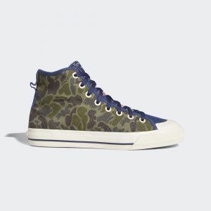 adidas Nizza Hi RF Tech Indigo / Core White / Gum 4 (FV0682)