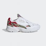 adidas Falcon W Footwear White / Scarlet / Gold Metallic (FV3083)