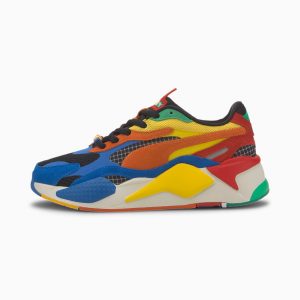 Puma x RUBIK’S RS-X³ Youth Blau/Rot (374028-01)