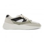 Essentials Grey and Green Distance Sneakers (ES02W19U-SRLEFAG3WB)