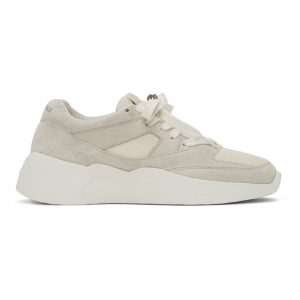 Essentials Off-White and Grey Distance Sneakers (ES02W19U-SRLEFAG6B6)