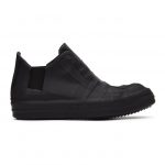 Rick Owens Black Rubber Performa Low-Top Sneakers (RU20F3876 LCRUB)