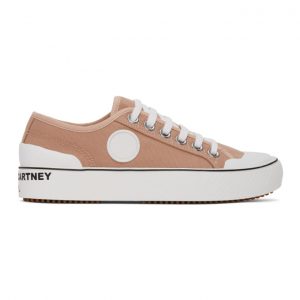 Stella McCartney Pink Canvas Sneakers (800247N0046)