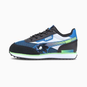 Puma x SEGA Future Rider Kinder Blau/Schwarz (373211-01)