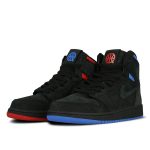 Air Jordan Nike AJ 1 Retro High OG Quai 54 Q54 Black/University Red/Italy Blue (GS) (AH1041-054)