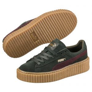Puma Womens x Fenty Creepers Rihanna Suede Green (2017) (361005-07)
