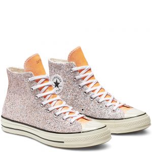 Converse Chuck Taylor All-Star 70s Hi JW Anderson Glitter Pink Orange (2019) (164695C)