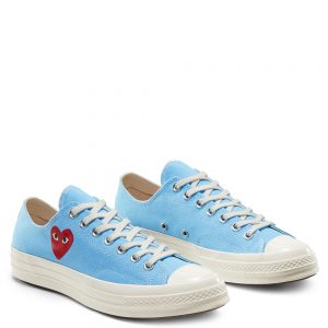 Converse Chuck Taylor All-Star 70s Ox Comme des Garcons Play Bright Blue (2020) (168303C)