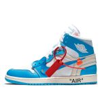Air Jordan x Off White Nike AJ I 1 ‚Powder Blue‘ (UNC) (2018) (AQ0818-148)