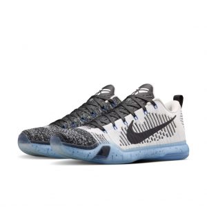 Nike Kobe 10 Elite Low HTM Shark Jaw (White Black) (805937-101)