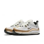 Nike Air Max 98 UK Prime Meridian (GMT Pack) Summit White Metallic Gold (AJ6302-100)