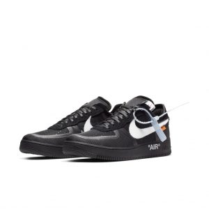 Nike x Off White Air Force AF 1 Low Black (2018) (AO4606-001)