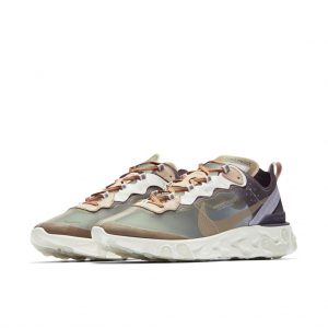 Nike x Undercover React Element 87 Linen Burgundy (2018) (BQ2718-300)
