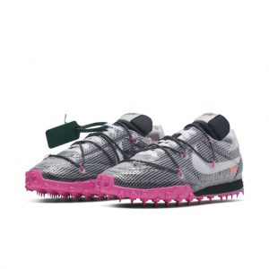 Nike x Off-White Womens Waffle Racer Black Fuchsia (2019) (CD8180-001)