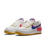 Nike WMNS Air Force 1 Shadow White Flash Crimson Astronomy Blue (2020) (CI0919-105)