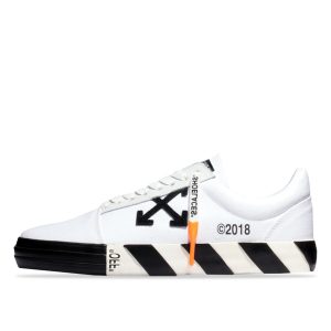 Off-White Womens Vulc Low Top Sneakers Black White (2019) (OWIA146R198000160100)