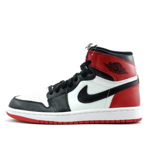 Air Jordan Nike AJ I 1 Retro Black Toe (2013) (555088-184)