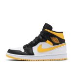 Air Jordan WMNS 1 Mid Laser Orange Black (2020) (CV5276-107)