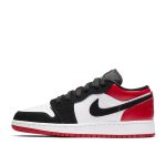 Air Jordan Nike AJ I 1 Low ‚Black Toe‘ (GS) (2019) (553560-116)