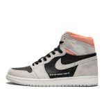 Air Jordan Nike AJ I 1 High Retro ‚Neutral Grey Hyper Crimson‘ (2019) (555088-018)