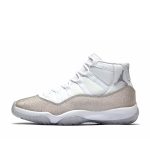 Air Jordan Womens Nike AJ XI 11 White Metallic Silver (2019) (AR0715-100)