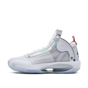 Air Jordan XXXIV White Metallic Silver (2020) (AR3240-101)