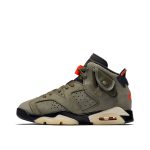 Air Jordan x Travis Scott Cactus Jack Nike AJ VI 6 ‚Medium Olive‘ (GS) (2019) (CN1085-200)