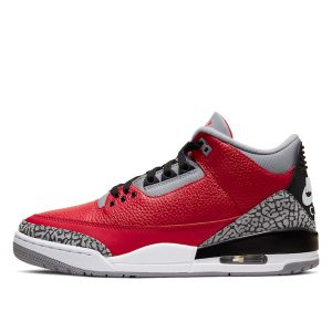 Air Jordan Nike AJ III 3 Retro Fire Red Cement ‚Nike Chi‘ (2020) (CU2277-600)
