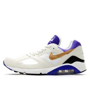 Nike Air Max 180 OG QS Bright Concord / Olympic (Summit White / Metallic Gold) (2013) (626960-175)