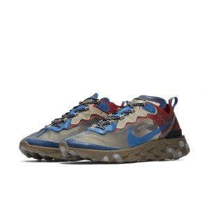 Nike x Undercover React Element 87 Khaki Red (2018) (BQ2718-200)