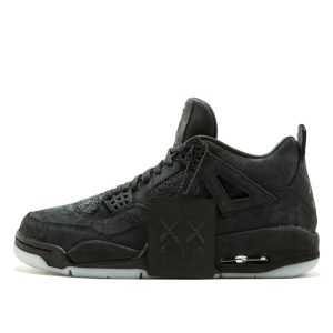 Air Jordan x Kaws Nike AJ IV 4 Retro Black (2017) (930155-001)