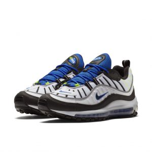 Nike Air Max 98 White Black Racer Blue (640744-103)