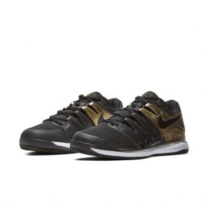 NikeCourt Air Zoom Vapor X Black Metallic Gold