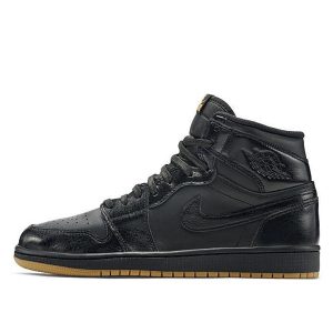 Air Jordan Nike AJ I 1 Retro Black Gum (555088-020)