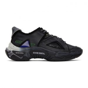 Diesel Black S-Kipper SP Sneakers (Y02484P3527)