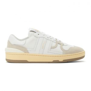 Lanvin White Clay Low-Top Sneakers (FM-SKDK00-NASH-A20)
