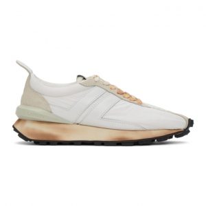 Lanvin White Nylon Bumper Sneakers (FM-SKBRUC-NYLO-A20)