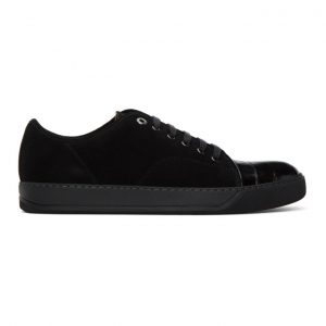 Lanvin Black Croc DBB1 Sneakers (FM-SKDBB1-VEWE-H20)