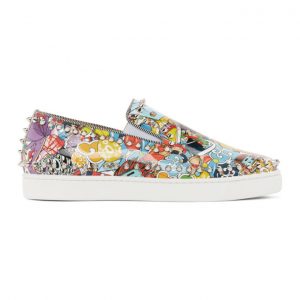 Christian Louboutin Multicolor Pik Boat Sneakers (3200293)