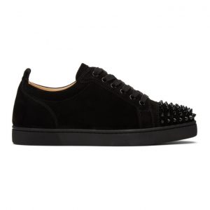 Christian Louboutin Blue Louis Junior Spikes Sneakers (1130575)