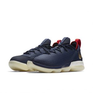 Nike LeBron XIV Low Midnight Navy/Metallic Gold